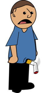 icon of a man with a disease