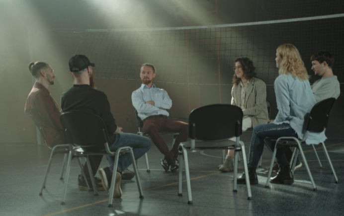 rehab group session